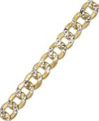 Figaro Chain Bracelet In 14k Gold