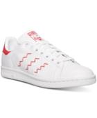 Adidas Women's Stan Smith Squiggly Casual Sneakers From Finish Line