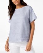 Eileen Fisher Organic Linen T-shirt