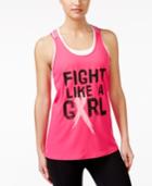 Ideology Pink Ribbon Graphic Tank Top, Only At Macy's