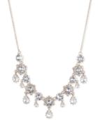 Marchesa Gold-tone Crystal Drop Statement Necklace, 16 + 3 Extender