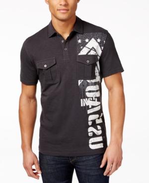 Inc International Concepts Men's Morse Code Graphic-print Polo, Only At Macy's