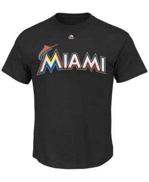 Majestic Men's Miami Marlins Team Wordmark T-shirt