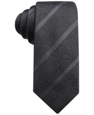 Alfani Men's Stripe Silk Slim Tie, Only At Macy's
