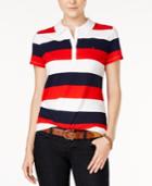 Tommy Hilfiger Striped Polo Shirt, Only At Macy's