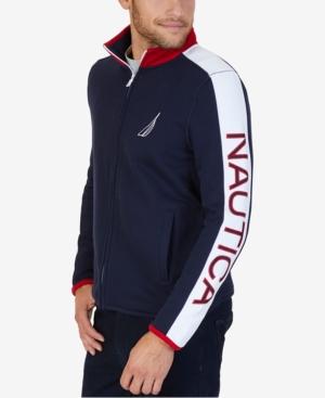 Nautica Men's Full-zip Graphic Fleece