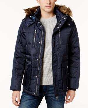 Armani Exchange Men's Satin Puffer Coat