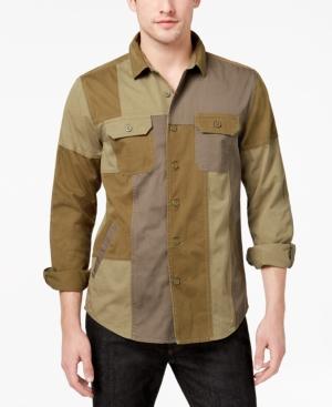 American Rag Men's Patchwork Shirt, Created For Macy's