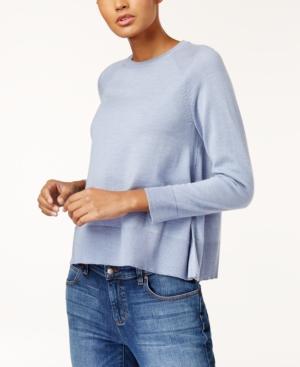 Eileen Fisher Vented Crew-neck Sweater, Regular & Petite