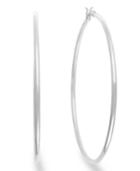 Giani Bernini Sterling Silver Earrings, Large Hoop Earrings