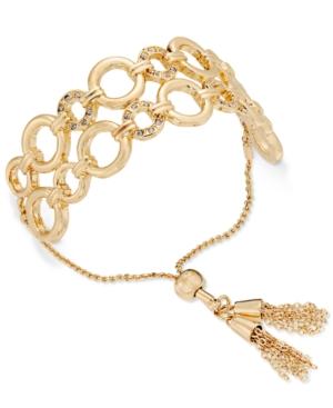 Thalia Sodi Gold-tone Chain Link Slider Bracelet, Only At Macy's