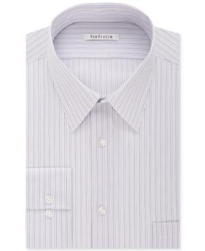 Van Heusen Tek Fit Flex Collar Faded Purple Stripe Dress Shirt