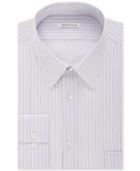 Van Heusen Tek Fit Flex Collar Faded Purple Stripe Dress Shirt