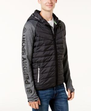 Superdry Men's Mixed-media Quilted Jacket