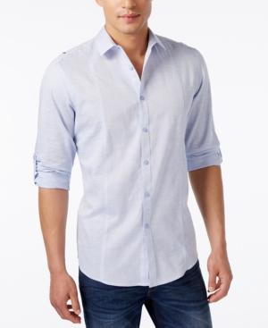 Inc International Concepts Men's Gallagher Solid Long-sleeve Shirt, Only At Macy's