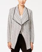 Calvin Klein Printed Open-front Jacket