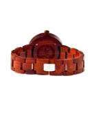 Earth Wood Root Wood Bracelet Watch Red 41mm