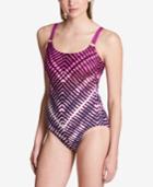 Calvin Klein Starbust Printed One-piece Swimsuit,a Macy's Exclusive Style Women's Swimsuit