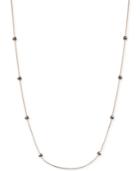 Anne Klein Gold-tone Beaded Station Necklace