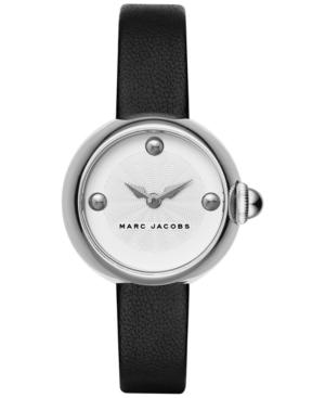 Marc Jacobs Women's Courtney Black Leather Strap Watch 28mm Mj1430
