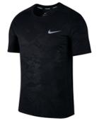 Nike Men's Dry Miler Embossed-print Running Top
