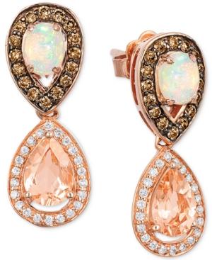 Le Vian Chocolatier Multi-gemstone (1-1/3 Ct. T.w.) & Diamond (1/2 Ct. T.w.) In 14k Rose Gold