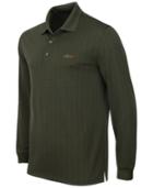 Greg Norman For Tasso Elba Men's Striped Long-sleeve Polo, Only At Macy's