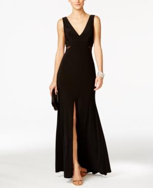 Xscape Illusion Flyaway Gown