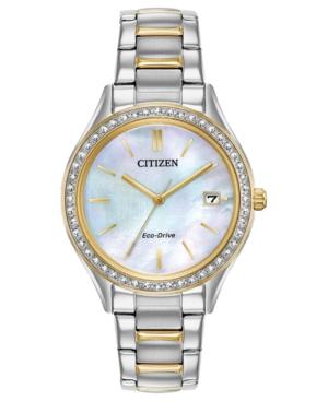Citizen Eco-drive Women's Two-tone Stainless Steel Bracelet Watch 34mm, A Macy's Exclusive Style