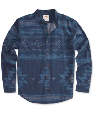 Levi's Men's Reaves Geo-print Chambray Shirt