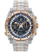 Bulova Men's Chronograph Precisionist Two-tone Stainless Steel Bracelet Watch 46.5mm