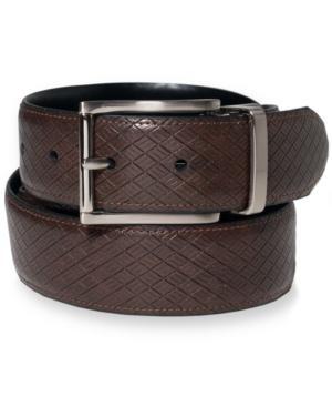 Tasso Elba 35mm Diamond Embossed Reversible Belt