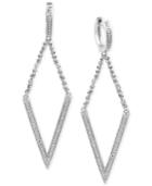 Geo By Effy Diamond V Earrings (1/3 Ct. T.w.) In Sterling Silver