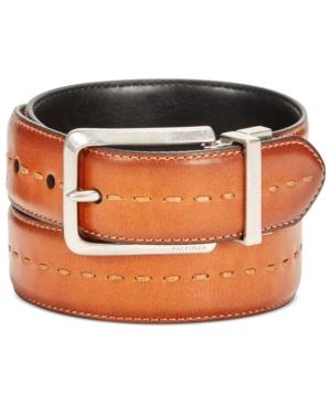Tommy Hilfiger Men's Reversible Stitched Casual Belt