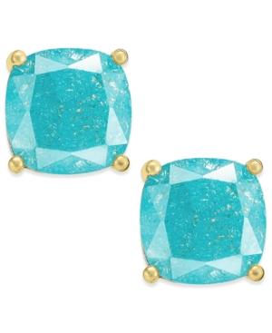 Kate Spade New York Gold-tone Sparkle Square Stud Earrings