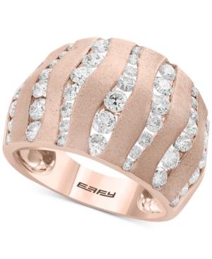 Effy Diamond Statement Ring (1-5/8 Ct. T.w.) In 14k Rose Gold