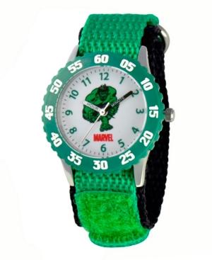Marvel Comics Hulk Boys' Stainless Steel Time Teacher Watch