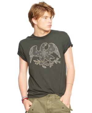 Denim & Supply Ralph Lauren Cotton Eagle Applique T-shirt