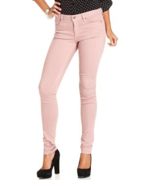 Else Jeans, Skinny Pink-wash Colored Denim