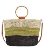 I.n.c. Willoww Stripe Colorblock Tote, Created For Macy's