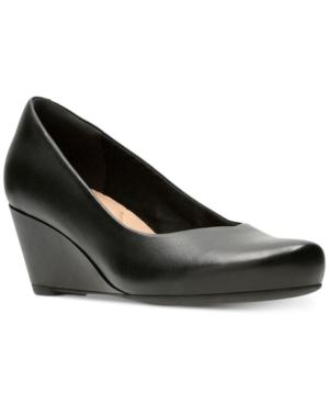 Clarks Collection Women's Flores Tulip Wedge Pumps Women's Shoes