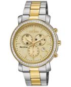 Citizen Women's Chronograph Eco-drive Two-tone Stainless Steel Bracelet Watch 41mm Fb1412-52p