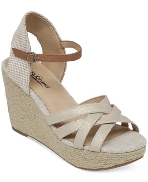 Lucky Brand Women's Mahima Friendship Bracelet Platform Wedge Sandals