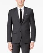 Bar Iii Men's Extra-slim Fit Stretch Wrinkle-resistant Charcoal Suit Jacket, Only At Macy's