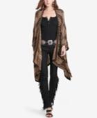 Polo Ralph Lauren Geometric-print Open-front Cape