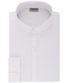 Kenneth Cole Reaction Men's Techni-cole Slim-fit Three-way Stretch Performance White Dress Shirt
