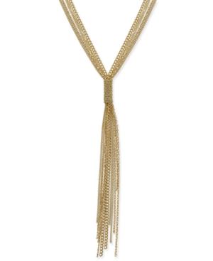 Thalia Sodi Multi-strand Knotted Lariat Necklace, Only At Macy's