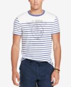 Polo Ralph Lauren Men's Striped Graphic-print T-shirt