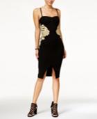 Material Girl Juniors' Applique Bodycon Dress, Created For Macy's
