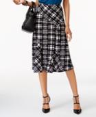 Ny Collection Jacquard A-line Skirt